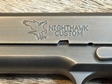 NEW NIGHTHAWK CUSTOM GRP GOV'T 1911 9MM W/ IOS AND SMOKED NITRIDE FINISH - LAYAWAY AVAILABLE - 14 of 25