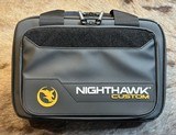 NEW NIGHTHAWK CUSTOM DOUBLE AGENT DOUBLE STACK 4.25