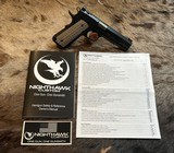 NEW NIGHTHAWK CUSTOM WAR HAWK GOV'T 1911 45 ACP PISTOL WITH ALL BLACK NITRIDE FINISH - LAYAWAY AVAILABLE - 21 of 25