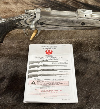 NEW RUGER M77 HAWKEYE ALASKAN BUSH 9.3X62 20