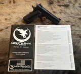 NEW NIGHTHAWK CUSTOM VICE PRESIDENT COMMANDER 9MM 1911 W/ BULL BARREL, RECON RAIL, BOARDROOM SERIES - LAYAWAY AVAILABLE - 21 of 25
