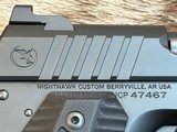 NEW NIGHTHAWK CUSTOM VICE PRESIDENT COMMANDER 9MM 1911 W/ BULL BARREL, RECON RAIL, BOARDROOM SERIES - LAYAWAY AVAILABLE - 8 of 25