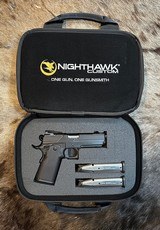 NEW NIGHTHAWK CUSTOM DOUBLE AGENT COMMANDER DOUBLE STACK 4.25
