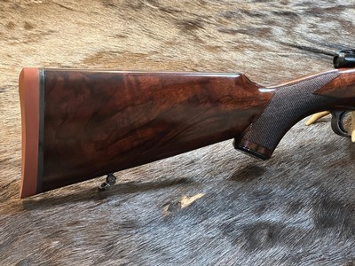 NEW JOHN RIGBY BIG GAME DOUBLE SQUARE BRIDGE 416 RIGBY, MAUSER 98 ACTION, GRADE 5 WOOD - LAYAWAY AVAILABLE