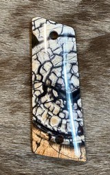 NEW NIGHTHAWK CUSTOM CROSS-CUT MAMMOTH IVORY 1911 GOV'T / COMMANDER GRIPS - 3 of 6