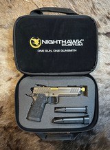 NEW NIGHTHAWK CUSTOM SHOP SPRINGFIELD GOV'T 1911 DS PRODIGY AOS 9MM HI CAP, THREADED BARREL - LAYAWAY AVAILABLE - 23 of 25