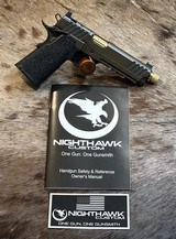 NEW NIGHTHAWK CUSTOM SHOP SPRINGFIELD GOV'T 1911 DS PRODIGY AOS 9MM HI CAP, THREADED BARREL - LAYAWAY AVAILABLE - 21 of 25