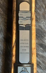 NEW JOHN RIGBY BIG GAME DOUBLE SQUARE BRIDGE 416 RIGBY, MAUSER 98 MAGNUM, GRADE 9 WOOD, GOLD INLAY - LAYAWAY AVAILABLE - 16 of 25