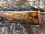 NEW JOHN RIGBY OF LONDON, HIGHLAND STALKER 275 RIGBY (7X57) MAUSER 98 BARRELED ACTION GRADE 6 WOOD, CHECKERED BOLT, GOLD REAR SIGHT #s - LAYAWAY AVAIL - 13 of 25
