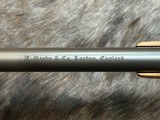 NEW JOHN RIGBY OF LONDON, HIGHLAND STALKER 275 RIGBY (7X57) MAUSER 98 BARRELED ACTION GRADE 6 WOOD, CHECKERED BOLT, GOLD REAR SIGHT #s - LAYAWAY AVAIL - 16 of 25