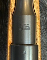 NEW JOHN RIGBY OF LONDON, HIGHLAND STALKER 275 RIGBY (7X57) MAUSER 98 BARRELED ACTION GRADE 6 WOOD, CHECKERED BOLT, GOLD REAR SIGHT #s - LAYAWAY AVAIL - 18 of 25