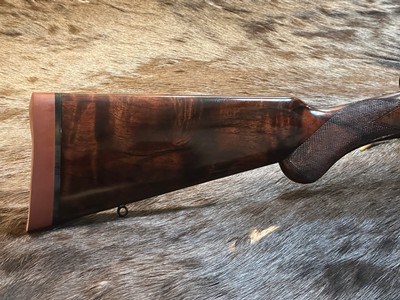 NEW JOHN RIGBY OF LONDON, HIGHLAND STALKER 275 RIGBY, MAUSER 98 BARRELED ACTION GRADE 9 WOOD, CHECKERED BOLT, GOLD DOUBLE R, RIGBY - LAYAWAY AVAILABLE