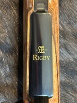NEW JOHN RIGBY OF LONDON, HIGHLAND STALKER 30-06 MAUSER 98 BARRELED ACTION GRADE 9 WOOD, CHECKERED BOLT, GOLD DOUBLE R, RIGBY - LAYAWAY AVAILABLE - 21 of 25