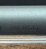 NEW JOHN RIGBY BIG GAME DSB 416 RIGBY, MAUSER 98, GRADE 6 WOOD, GOLD INLAY DOUBLE SQUARE BRIDGE 98 MAGNUM, CHECKERED BOLT - LAYAWAY AVAILABLE - 8 of 25
