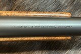 NEW JOHN RIGBY BIG GAME DSB 375 H&H, MAUSER 98, GRADE 6 WOOD, GOLD INLAY DOUBLE SQUARE BRIDGE 98 MAGNUM, CHECKERED BOLT - LAYAWAY AVAILABLE - 15 of 25