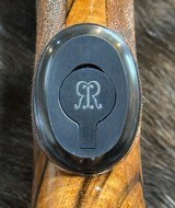 NEW JOHN RIGBY BIG GAME DSB 375 H&H, MAUSER 98, GRADE 9 WOOD, GOLD INLAY DOUBLE SQUARE BRIDGE 98 MAGNUM, CHECKERED BOLT - LAYAWAY AVAILABLE - 21 of 25