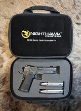 NEW NIGHTHAWK CUSTOM THUNDER RANCH COMBAT SPECIAL DOUBLE STACK COMMANDER 4.25