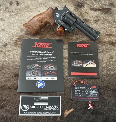 NEW NIGHTHAWK CUSTOM KORTH MONGOOSE 6-SHOT 357 MAG 4