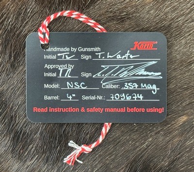 NEW NIGHTHAWK CUSTOM KORTH MONGOOSE 6-SHOT 357 MAG 4