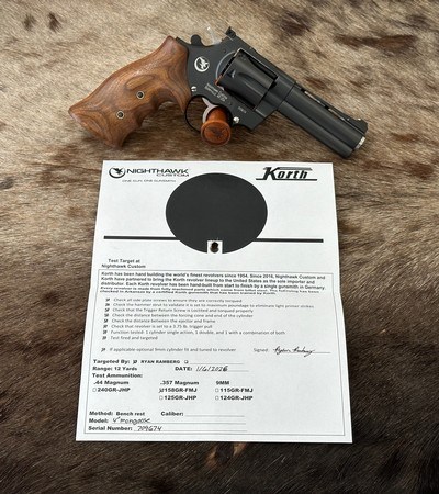 NEW NIGHTHAWK CUSTOM KORTH MONGOOSE 6-SHOT 357 MAG 4