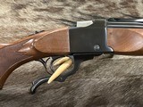 NEW RUGER NO. 1B SPORTER RIFLE, 257 WBY MAG, 28