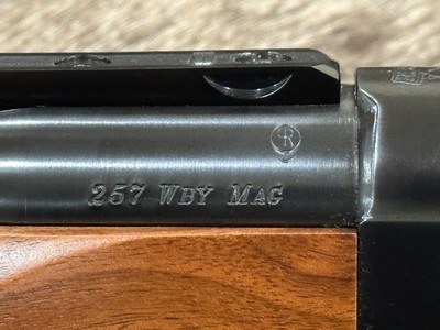 NEW RUGER NO. 1B SPORTER RIFLE, 257 WBY MAG, 28