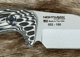 NEW NEW NIGHTHAWK CUSTOM ROCK RIVER IRON WORKS JOURNEYMAN LIMITED EDITION KNIFE - Image 7 of 15
