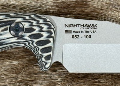 NEW NEW NIGHTHAWK CUSTOM ROCK RIVER IRON WORKS JOURNEYMAN LIMITED EDITION KNIFE - Image 7 of 15