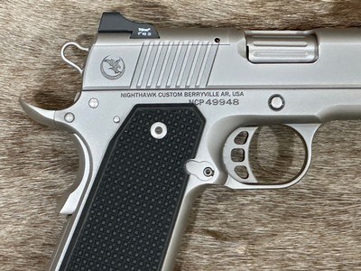 NEW NIGHTHAWK CUSTOM ENVOY AMBASSADOR SERIES GOV'T 1911 9MM LUGER SINGLE STACKW/ UPGRADES - LAYAWAY AVAILABLE - Image 6 of 25