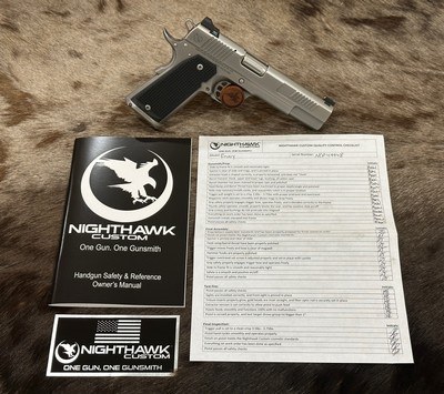 NEW NIGHTHAWK CUSTOM ENVOY AMBASSADOR SERIES GOV'T 1911 9MM LUGER SINGLE STACKW/ UPGRADES - LAYAWAY AVAILABLE - Image 21 of 25