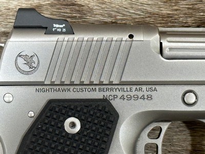 NEW NIGHTHAWK CUSTOM ENVOY AMBASSADOR SERIES GOV'T 1911 9MM LUGER SINGLE STACKW/ UPGRADES - LAYAWAY AVAILABLE - Image 8 of 25