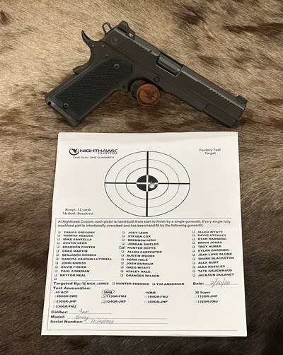 NEW NIGHTHAWK CUSTOM ENVOY AMBASSADOR SERIES GOV'T 1911 9MM LUGER SINGLE STACK - LAYAWAY AVAILABLE - Image 2 of 25