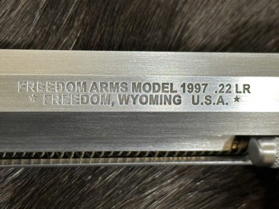 NEW FREEDOM ARMS MODEL 97 PREMIER GRADE 22LR 5.5