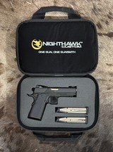 NEW NIGHTHAWK CUSTOM DOUBLE AGENT DOUBLE STACK 4.25
