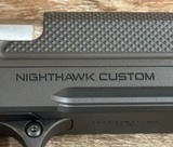NEW NIGHTHAWK CUSTOM DOUBLE AGENT DOUBLE STACK 4.25