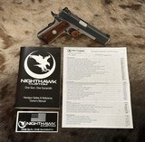 NEW NIGHTHAWK CUSTOM GRP GOV'T 45 ACP W/ MANY UPGRADES - LAYAWAY AVAILABLE - 21 of 25