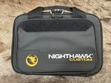 NEW NIGHTHAWK CUSTOM GRP GOV'T 1911 9MM, BATTLE-WORN STEEL FINISH - LAYAWAY AVAILABLE - Image 24 of 25