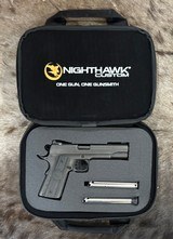 NEW NIGHTHAWK CUSTOM GRP GOV'T 1911 9MM, BATTLE-WORN STEEL FINISH - LAYAWAY AVAILABLE - Image 23 of 25