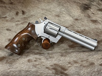 NEW KORTH MONGOOSE CLASSIC SILVER 6-SHOT 357 MAG 5.25