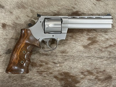 NEW KORTH MONGOOSE CLASSIC SILVER 6-SHOT 357 MAG 5.25