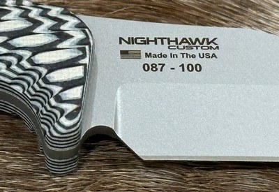 NEW NIGHTHAWK CUSTOM ROCK RIVER IRON WORKS JOURNEYMAN LIMITED EDITION KNIFE - Image 4 of 18