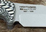 NEW NIGHTHAWK CUSTOM ROCK RIVER IRON WORKS JOURNEYMAN LIMITED EDITION KNIFE - Image 4 of 18