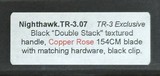 NEW NIGHTHAWK CUSTOM PROTECH TR3 DOUBLE STACK AUTOMATIC KNIFE COPPER ROSE GOLD - Image 18 of 19
