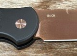 NEW NIGHTHAWK CUSTOM PROTECH TR3 DOUBLE STACK AUTOMATIC KNIFE COPPER ROSE GOLD - Image 9 of 19