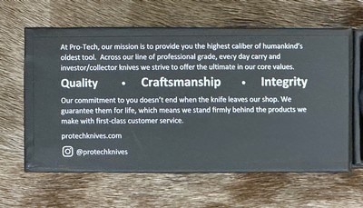 NEW NIGHTHAWK CUSTOM PROTECH TR3 DOUBLE STACK AUTOMATIC KNIFE SAPPHIRE BLUE - Image 17 of 20