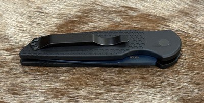 NEW NIGHTHAWK CUSTOM PROTECH TR3 DOUBLE STACK AUTOMATIC KNIFE SAPPHIRE BLUE - Image 4 of 20