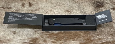 NEW NIGHTHAWK CUSTOM PROTECH TR3 DOUBLE STACK AUTOMATIC KNIFE SAPPHIRE BLUE - Image 15 of 20