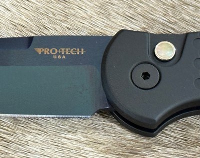 NEW NIGHTHAWK CUSTOM PROTECH TR3 DOUBLE STACK AUTOMATIC KNIFE SAPPHIRE BLUE - Image 7 of 20