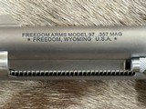 NEW FREEDOM ARMS MODEL 97 PREMIER GRADE 357 MAGNUM, ACTION WORK, FREE SAFARI - LAYAWAY AVAILABLE - Image 13 of 24