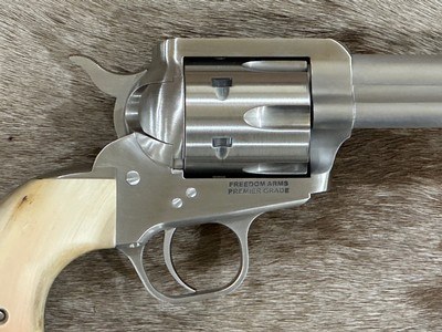 NEW CUSTOM FREEDOM ARMS MODEL 97 PREMIER GRADE 357 MAGNUM W/ DALL SHEEP HORN GRIPS - LAYAWAY AVAILABLE - Image 4 of 24